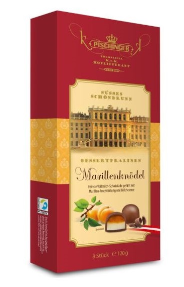 Pischinger Dessertpralinen Marillenknödel 120g