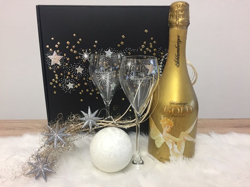 Geschenkbox Gold - EINWEG