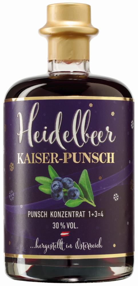 Prinz Heidelbeer Kaiser 1:3 Punschkonzentrat 30% 0,5l - EINWEG