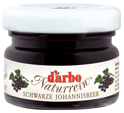 Darbo Konfitüre schwarze Johannisbeer 28g 60 Stk.