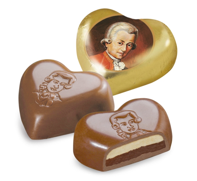 Heindl Mozart Herzen lose im Karton (90 Stk.)