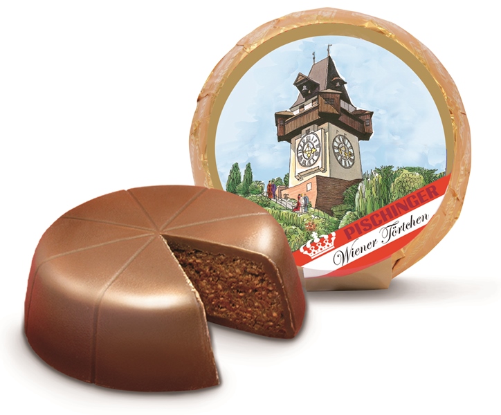 Pischinger Wiener Törtchen Grazer Uhrturm 18 Stk. Karton