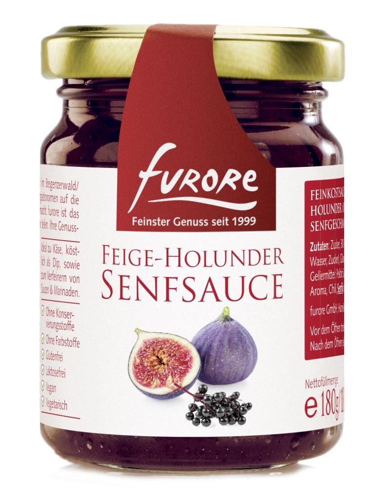 Furore Feigen Senfsauce mit Holunderbeeren