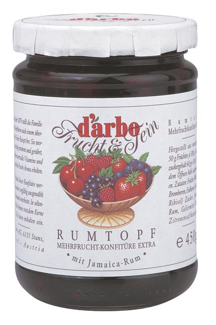 Darbo Rumtopf Konfitüre 450g