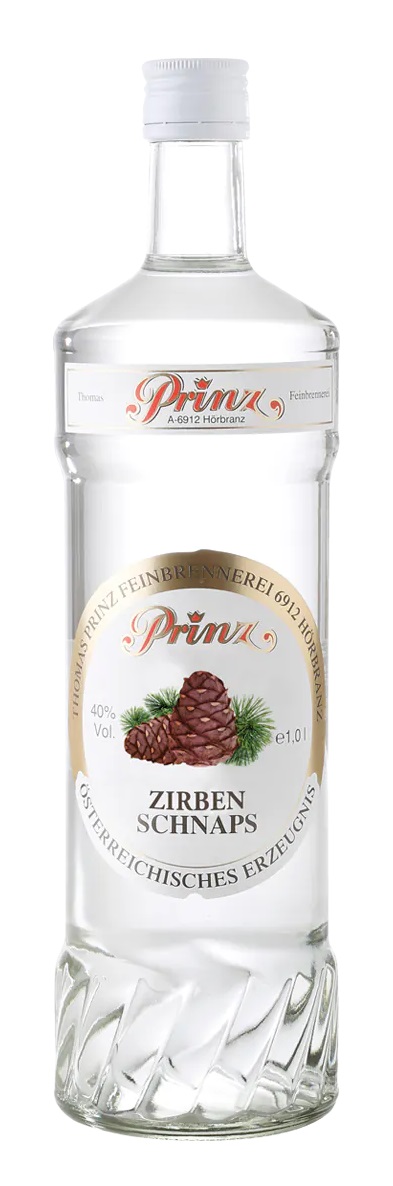 Prinz Zirbenschnaps 40% vol. 1l