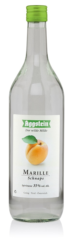 Aggstein Marillen Schnaps 35% 1l - EINWEG