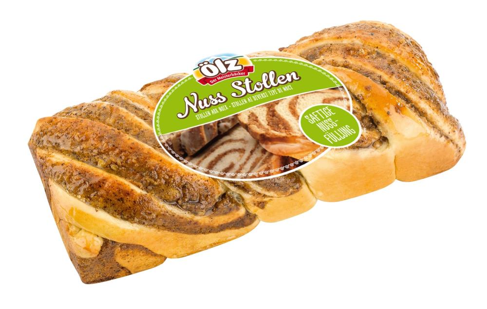 Ölz Nuss Stollen gezopft 700g