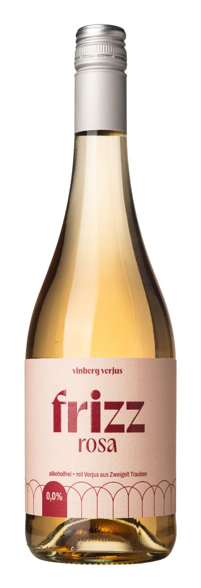 Verjus Frizzante Rosa Frizz 0,75l - alkoholfrei