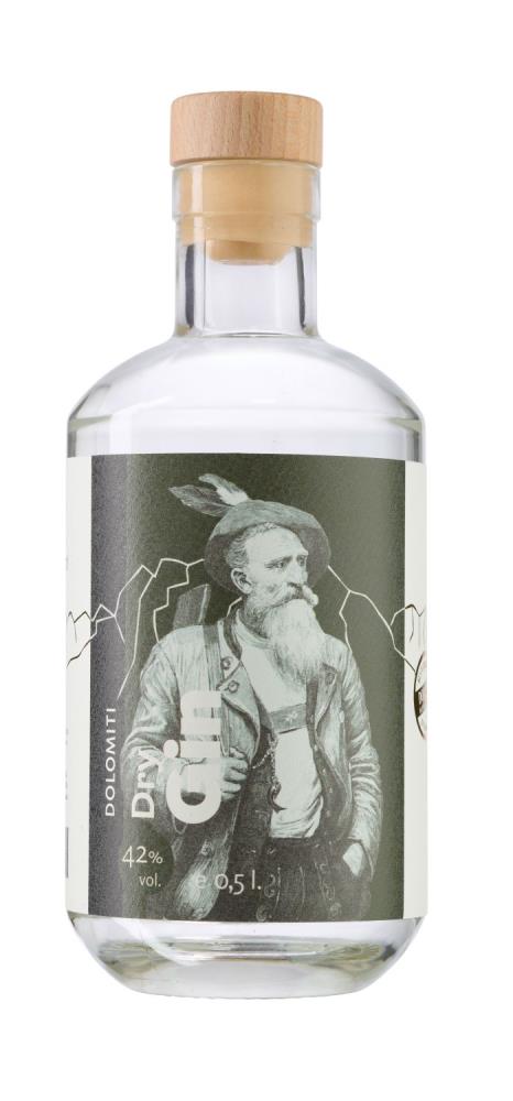 Dolomiti Dolomitenmann DRY GIN 42% 0,5l - EINWEG
