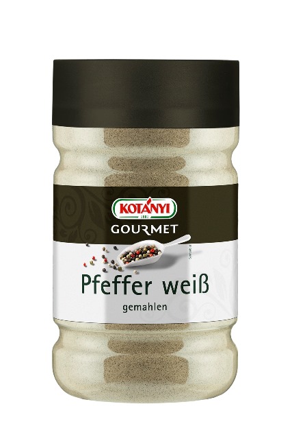 Kotanyi Pfeffer weiss gemahlen 1200ccm Dose