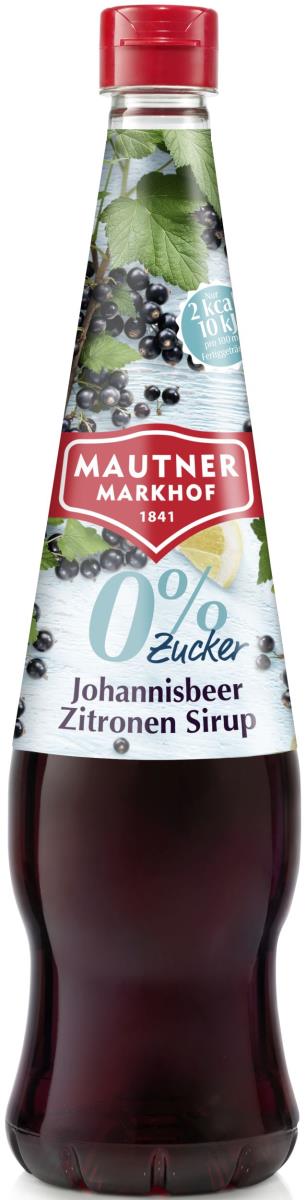 Mautner Markhof Johannisbeer-Zitrone 0% Zucker Sirup - EINWEG