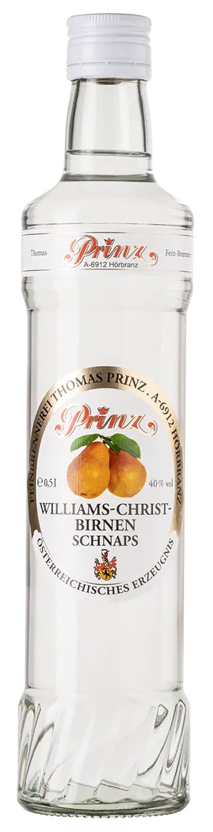 Prinz Williams-Birnen Schnaps 40% vol. 0,5l